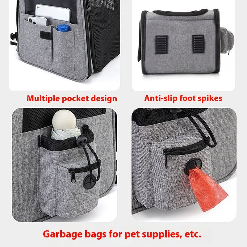 Pawspire™ Expandable Pet Travel Bag – Foldable, Breathable & Stylish Carrier