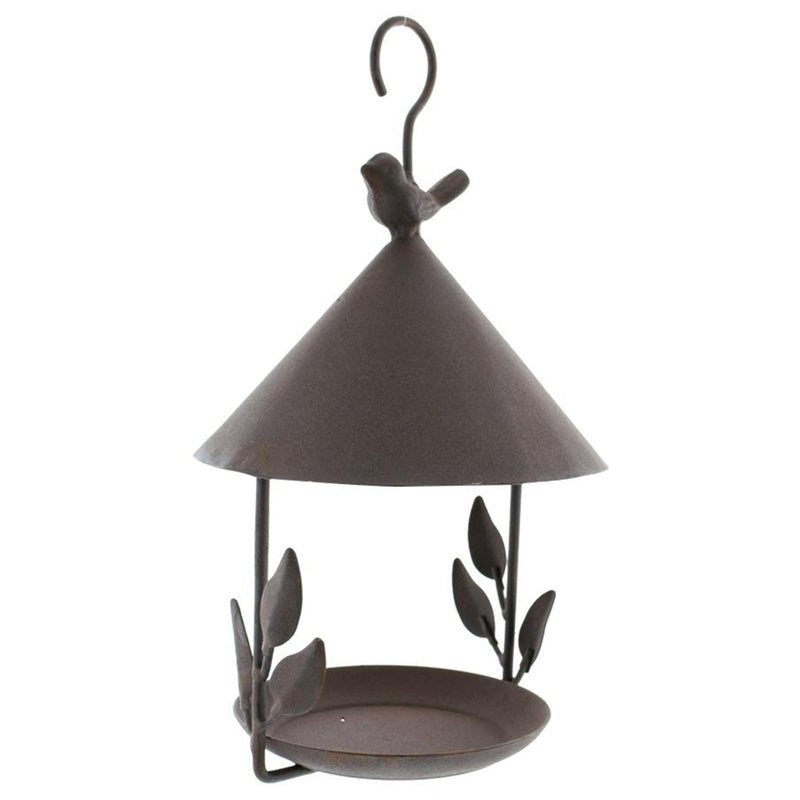 Vintage Wrought Iron Bird Feeder – Timeless Garden Accent