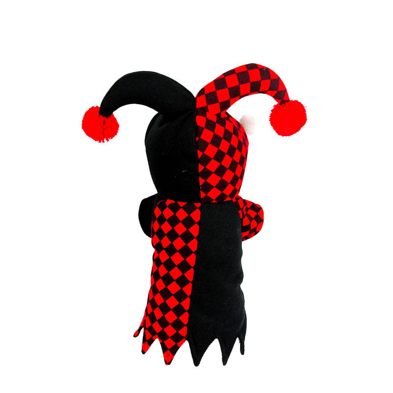 Harlequin Jester Costume – Funny Halloween Outfit for Dogs & Cats