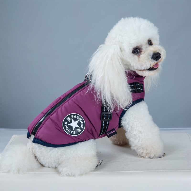 Pawspire™ UrbanShield Dog Vest – Waterproof & Built-In Harness
