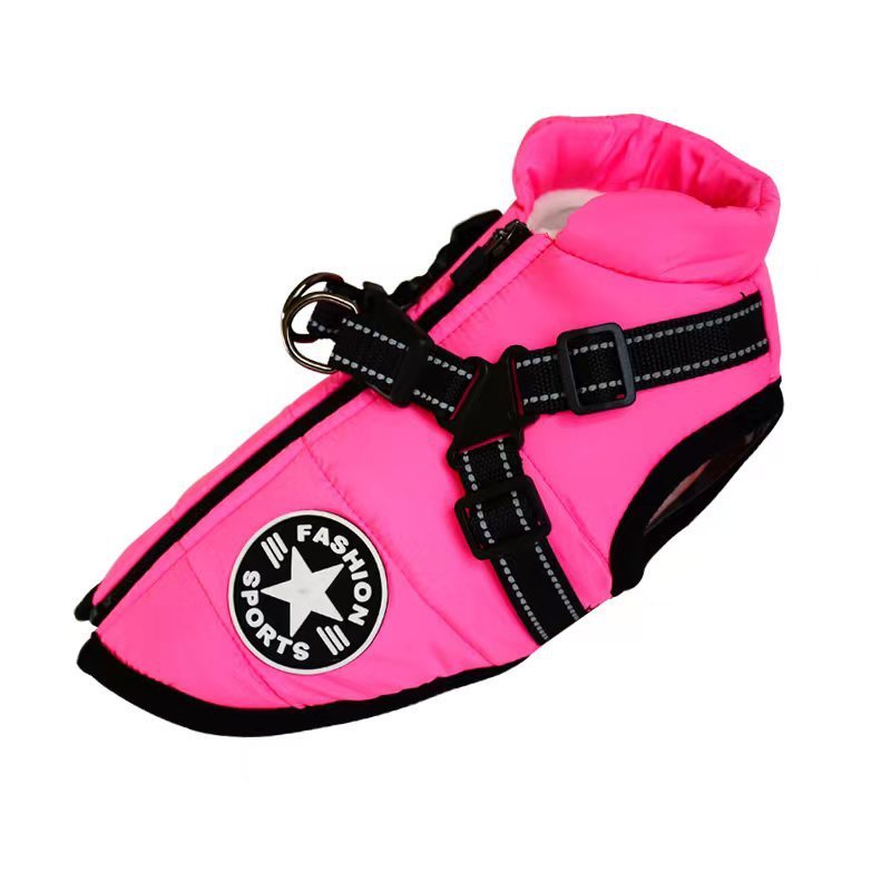 Pawspire™ UrbanShield Dog Vest – Waterproof & Built-In Harness