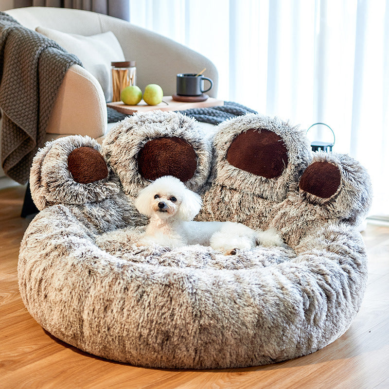 Teddy PawNest™ – Ultra-Plush Pet Bed by Pawspire