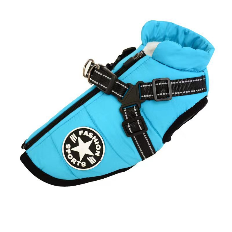 Pawspire™ UrbanShield Dog Vest – Waterproof & Built-In Harness