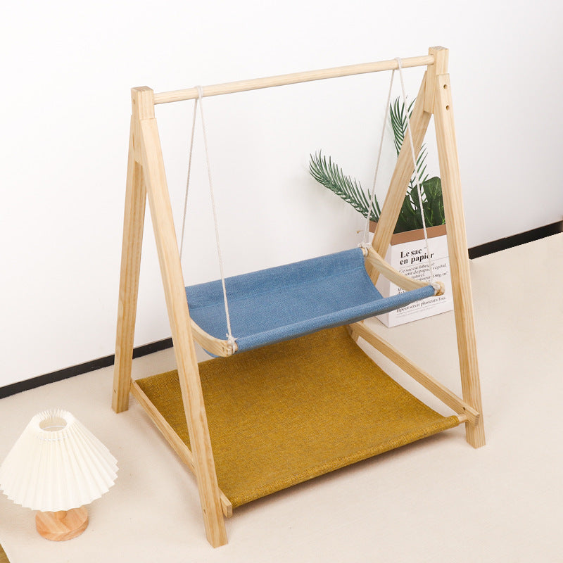 Breathable Cat Nest Hammock Bed – Washable & Elegant