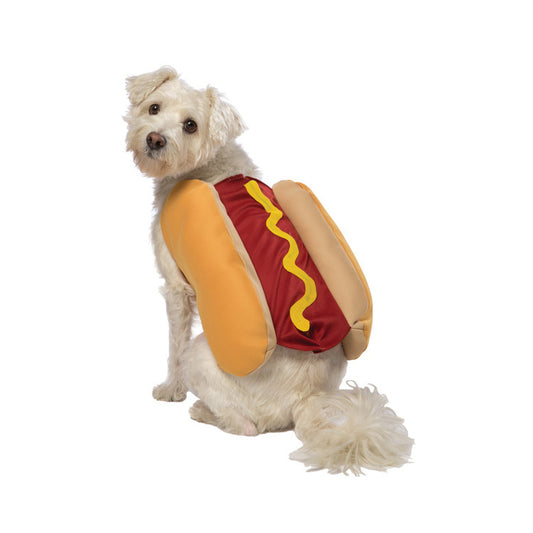 Hot Dog Pet Costume – Mustard Included!