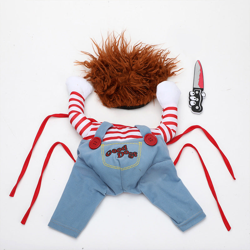 Spooky Pup Chucky Costume – Halloween Edition