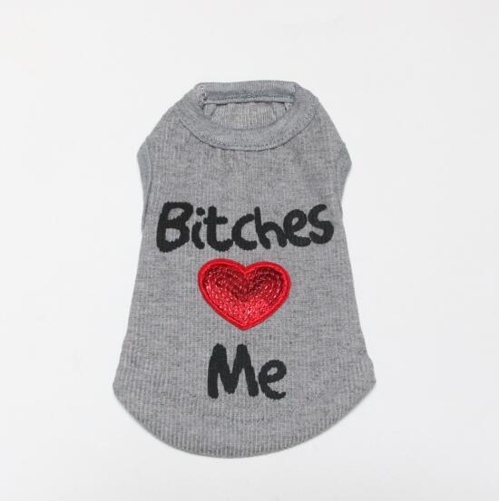 Bitches Love Me” Pet Tee – For Confident Pups Only
