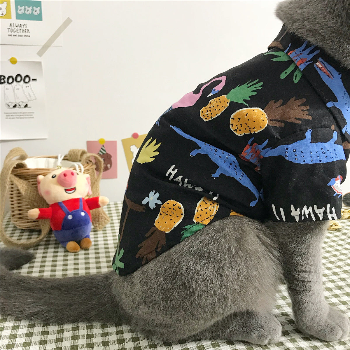 Tropical Vacation Shirt for Cats – Cool Hawaiian Style Pet Outfit