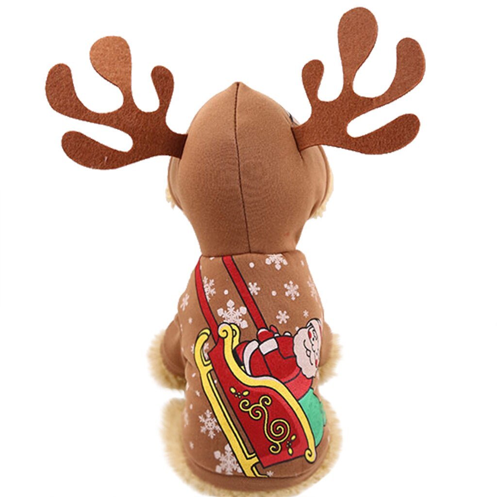 Santa’s Reindeer Pet Costume – Holiday Edition