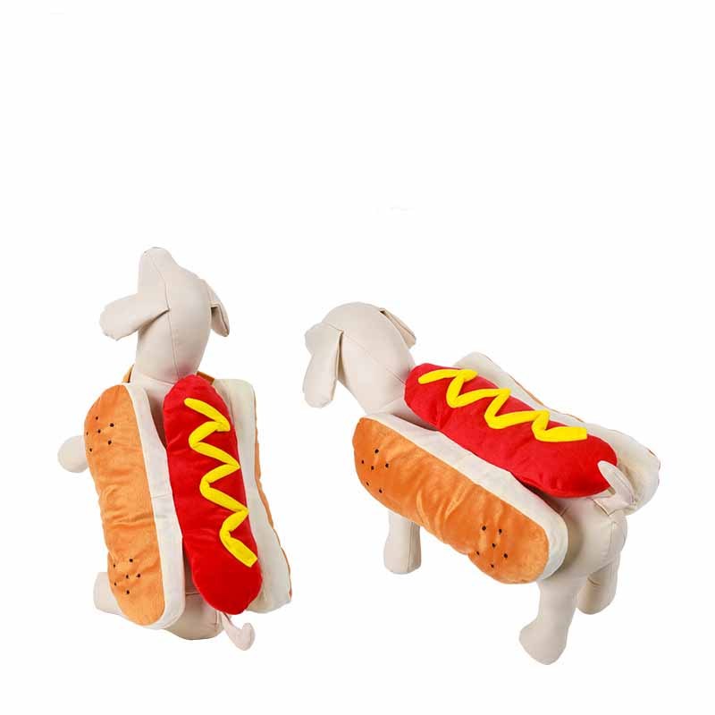 Hot Dog Pet Costume – Mustard Included!