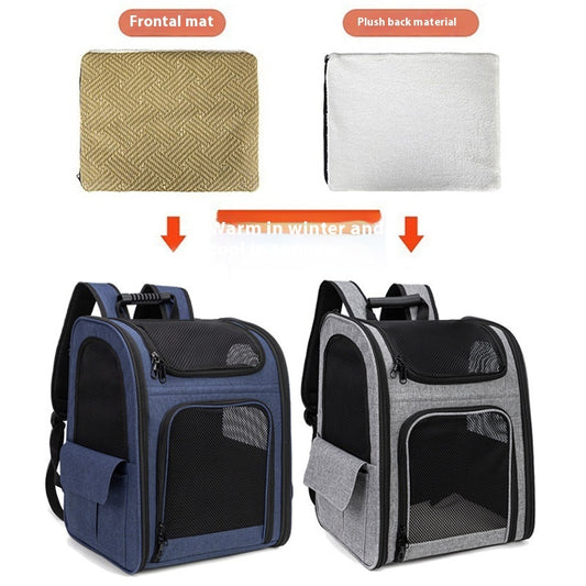 Pawspire™ Expandable Pet Travel Bag – Foldable, Breathable & Stylish Carrier