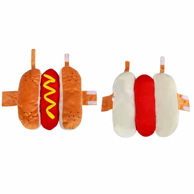 Hot Dog Pet Costume – Mustard Included!