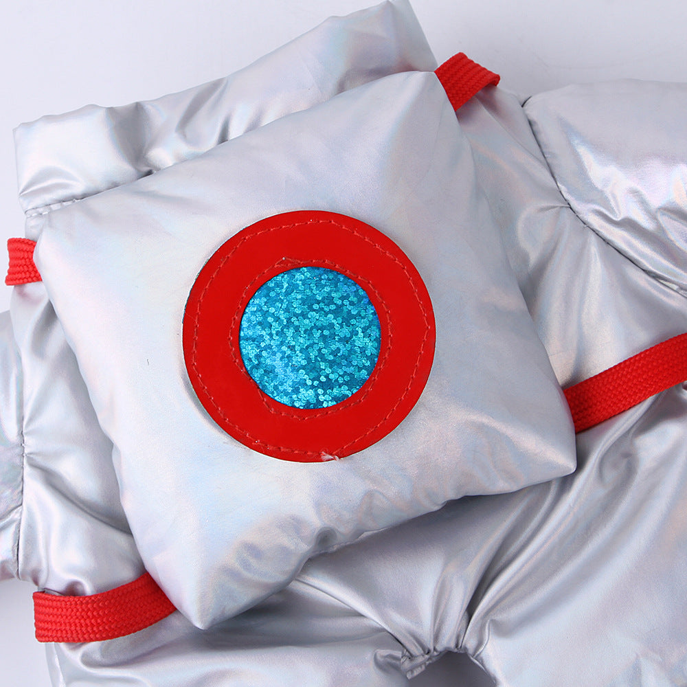 Space Explorer Pet Costume – Astronaut Suit for Cats & Small Dogs