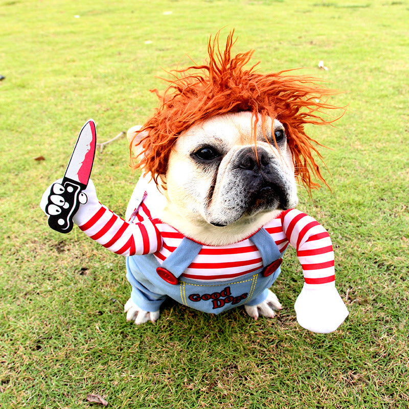 Spooky Pup Chucky Costume – Halloween Edition
