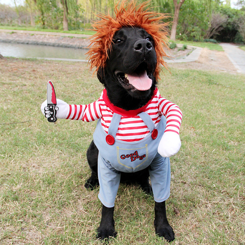 Spooky Pup Chucky Costume – Halloween Edition