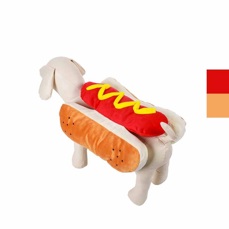 Hot Dog Pet Costume – Mustard Included!