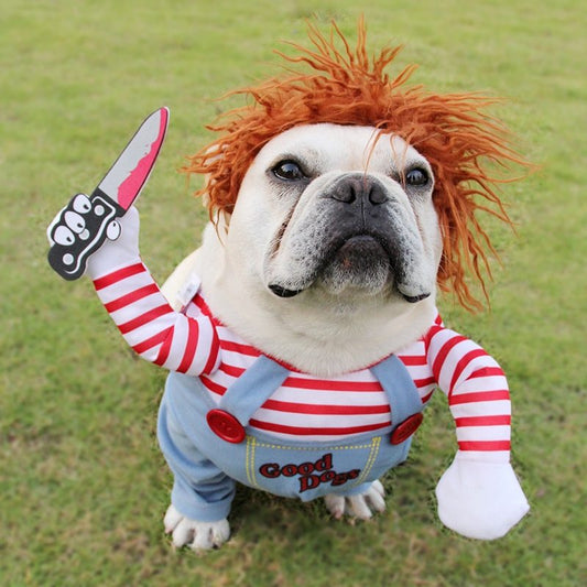 Spooky Pup Chucky Costume – Halloween Edition