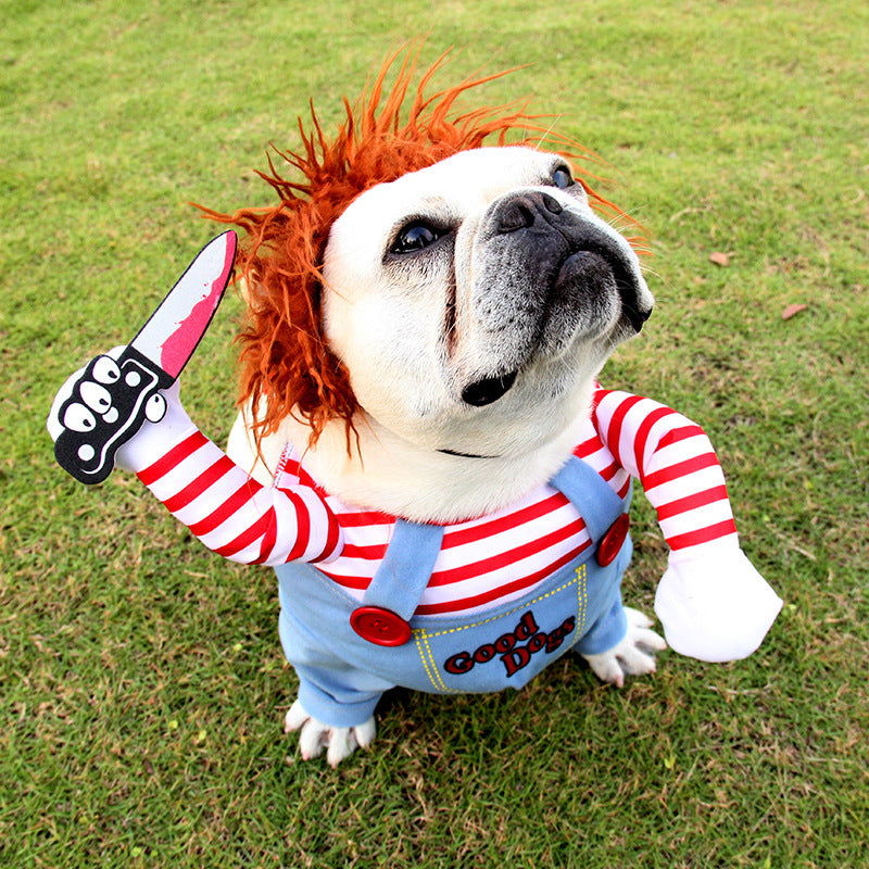 Spooky Pup Chucky Costume – Halloween Edition