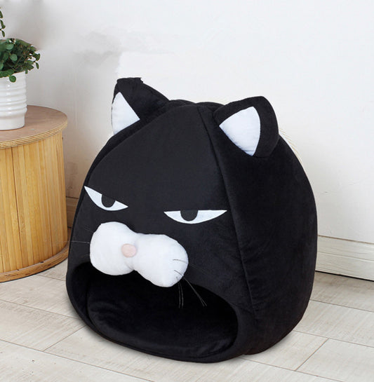 CozyCat™ Enchanted Cave Bed – Designed by Pawspire
