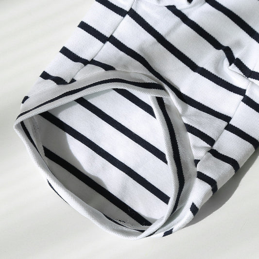 Striped Pet Hoodie – Cozy Urban Style by Pawspire™