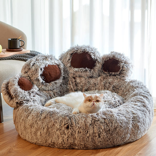 Teddy PawNest™ – Ultra-Plush Pet Bed by Pawspire