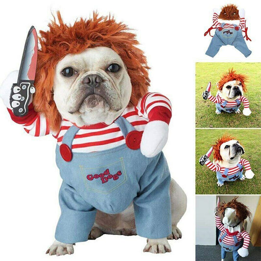Spooky Pup Chucky Costume – Halloween Edition